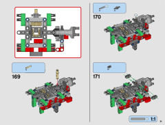 LEGO 42082 instructions page 91 – build guide