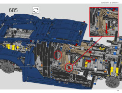 LEGO 42083 instructions page 129 – build guide