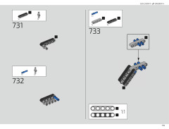 LEGO 42083 instructions page 159 – build guide