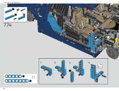 LEGO 42083 instructions page 196 – build guide