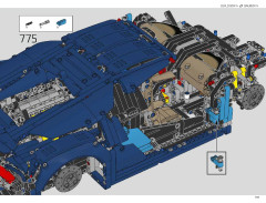 LEGO 42083 instructions page 197 – build guide