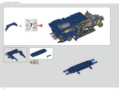 LEGO 42083 instructions page 8 – build guide