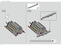 LEGO 42083 instructions page 122 – build guide