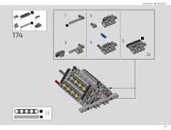 LEGO 42083 instructions page 123 – build guide