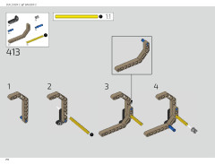 LEGO 42083 instructions page 254 – build guide