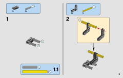 LEGO 42084 instructions page 3 – build guide