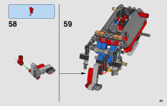 LEGO 42084 instructions page 43 – build guide