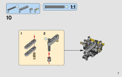 LEGO 42084 instructions page 7 – build guide