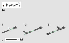 LEGO 42088 instructions page 12 – build guide
