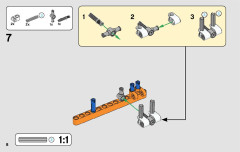 LEGO 42088 instructions page 8 – build guide