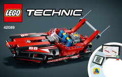 LEGO 42089 instructions page 1 – build guide
