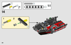 LEGO 42089 instructions page 20 – build guide