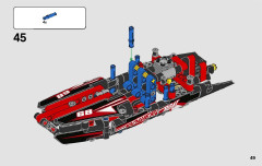 LEGO 42089 instructions page 49 – build guide