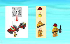 LEGO 4209 instructions page 4 – build guide