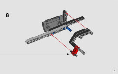LEGO 42090 instructions page 11 – build guide