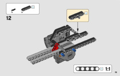 LEGO 42090 instructions page 15 – build guide