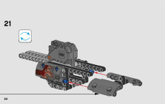 LEGO 42090 instructions page 22 – build guide