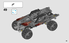 LEGO 42090 instructions page 45 – build guide