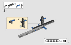 LEGO 42090 instructions page 7 – build guide