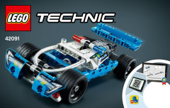 LEGO 42091 instructions page 1 – build guide