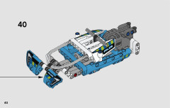 LEGO 42091 instructions page 40 – build guide