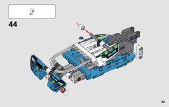 LEGO 42091 instructions page 43 – build guide