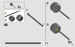LEGO 42091 instructions page 47 – build guide