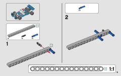 LEGO 42091 instructions page 5 – build guide
