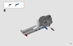 LEGO 42091 instructions page 9 – build guide