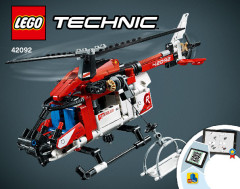 LEGO 42092 instructions page 1 – build guide