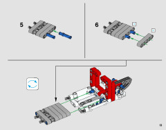 LEGO 42092 instructions page 13 – build guide