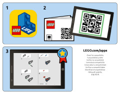 LEGO 42092 instructions page 2 – build guide