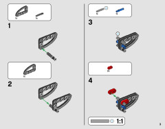 LEGO 42092 instructions page 3 – build guide