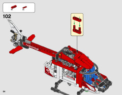 LEGO 42092 instructions page 64 – build guide