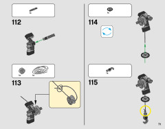 LEGO 42092 instructions page 71 – build guide