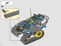 LEGO 42095 instructions page 60 – build guide