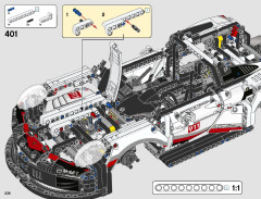 LEGO 42096 instructions page 238 – build guide