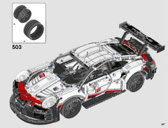 LEGO 42096 instructions page 287 – build guide