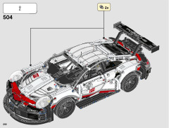 LEGO 42096 instructions page 288 – build guide