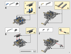 LEGO 42096 instructions page 5 – build guide