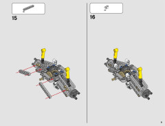 LEGO 42096 instructions page 9 – build guide
