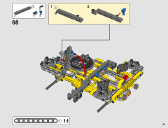 LEGO 42097 instructions page 45 – build guide