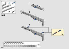 LEGO 42098 instructions page 200 – build guide
