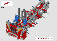 LEGO 42098 instructions page 244 – build guide