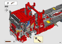 LEGO 42098 instructions page 309 – build guide