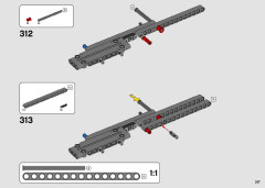 LEGO 42098 instructions page 317 – build guide