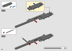 LEGO 42098 instructions page 324 – build guide