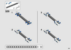 LEGO 42098 instructions page 329 – build guide