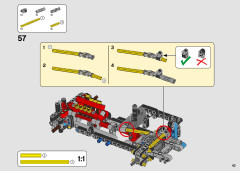 LEGO 42098 instructions page 43 – build guide