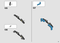 LEGO 42098 instructions page 67 – build guide